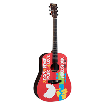 西安馬丁吉他專賣店分享馬丁DX WOODSTOCK 50th吉他產品配置及價格