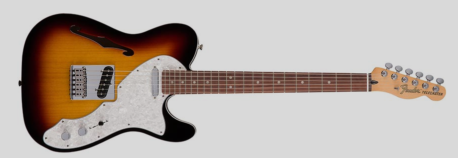 西安芬達(dá)Fender電吉他專賣(mài)店分享芬達(dá)DELUXE TELE® THINLINE0147600300